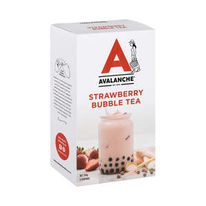 Bubble Tea Icon: Strawberry Bubble Tea