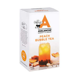 Bubble Tea Icon: Peach Bubble Tea