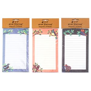 Products: Magnetic NZ Notepad 60shts 21cm 3asst - Avalon International
