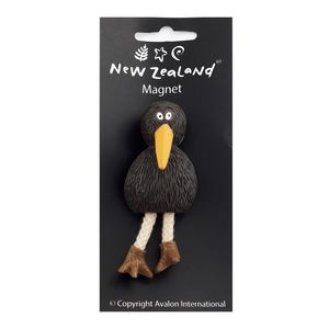 Products: Magnet NZ Kiwi W/Legs on B/C - Avalon International