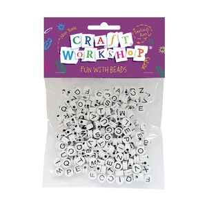 Products: Craft Beads Alphabet White - Avalon International