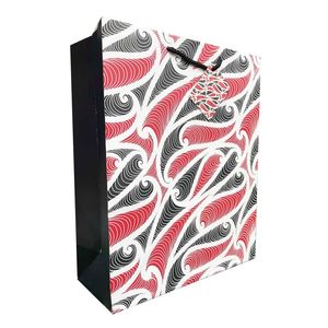 Products: Gift Bag L Māori Design 33x26.5cm - Avalon International