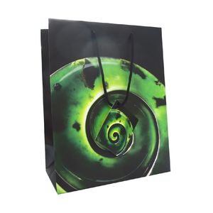 Products: Gift Bag M NZ Koru 17.8x23x10.2cm - Avalon International