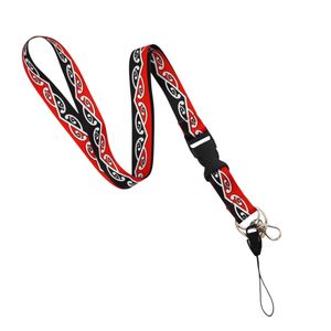 Products: Lanyard NZ Design Black,Red,White 19mm - Avalon International