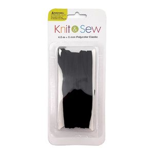 Products: K&S Poly. Elastic Black 6mm x 4.8m - Avalon International