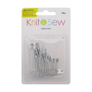 Products: K&S Safety Pins 20pc Asst 0-4 - Avalon International