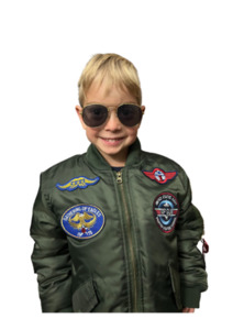 Kid's Aviator Bomber Jacket