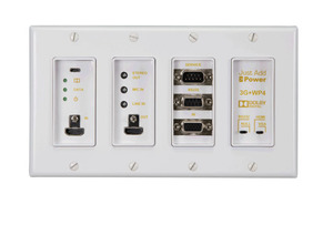 Products: JAP-718WP4 - JAP-718WP4 3G+WP4 Wall Plate