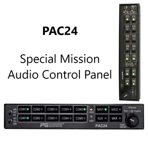 Advanced Audio Controllers: PS Engineering PAC24 Special Mission Audio Panel