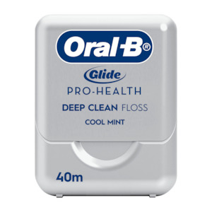 Dental Product Range: Oral-B Pro Health Glide Deep Clean Floss, Mint 40m