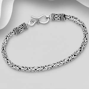 Sterling Silver Oxidized Bracelet