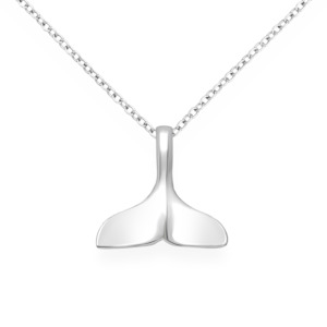 Home Bestsellers Pendants: Sterling Silver Whales Tail Pendant