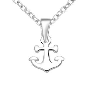 Sterling Silver Anchor Pendant