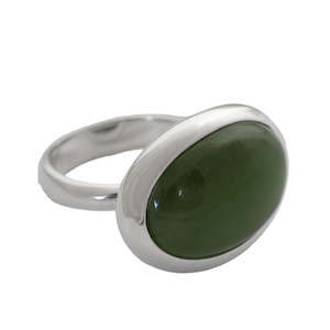 NZ Pounamu Greenstone Ring