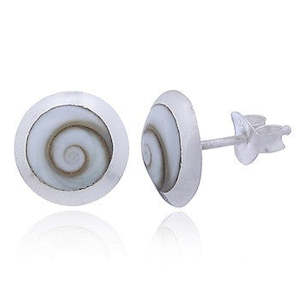 Shiva Shell Sterling Silver Studs