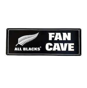 New Arrivals: All Blacks Metal Hanging Sign - All Blacks Fan Cave