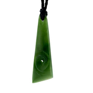 Pounamu Toki & Koru Pendant