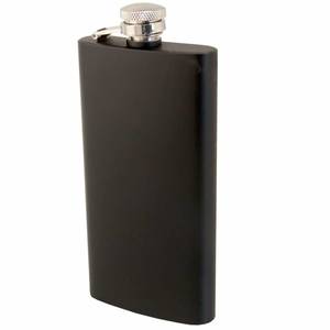 Products: 5oz Black Hip Flask Award Engravers