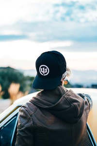 Wicked Audio: WICKED AUDIO HAT - BLACK SNAP BACK WITH WHITE LOGO