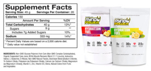 Ryno Power: RYNO POWER HYDRATION FUEL ELECTROLYTE DRINK MIX Lemon Lime