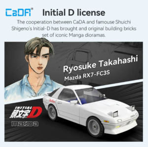 Model Cars: CADA Initial D Ryosuke Takahashi Mazda RX7 FC3S C55016W