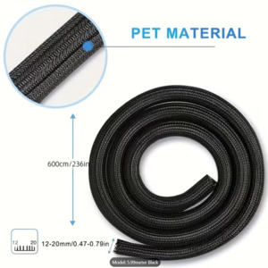 Sim Racing: ARD Flexible Braided Cable Management Sleeve