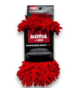 Automotive: MOTUL Car Wash Mitt - Red