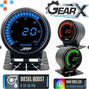 JRP Digital Diesel Boost Gauge Kit 0-30 OR 0-60 PSI 52mm