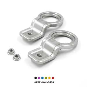 Franklin Engineering: Billet Radiator Bracket Set for Nissan R32 / R33