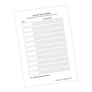 Digital Resources: Healthy Habit Tracker (PDF)