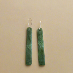 Whakakai Pounamu (Drop Earrings) - 17