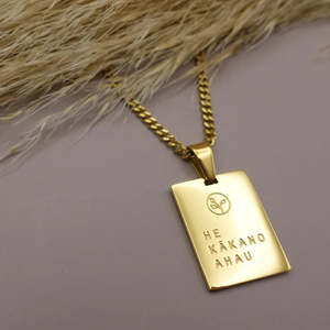 Necklaces: He Kākano Ahau Necklace - Rerehua Boutique