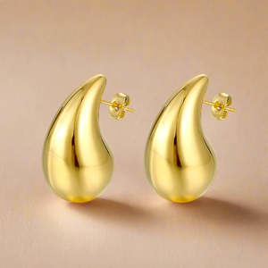 Earrings: Roimata Earrings (Gold) - Pāmu