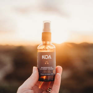 Skincare: Magnesium Oil w/ Sweet Orange (Mini 50ml spray) - Koa Botanics