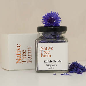 Native Tree Farm: Blue Edible Flower Petals - Native Tree Farm