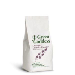 All: Natural Laundry Powder Concentrate Lavendar - Green Goddess