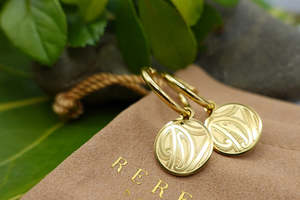 Earrings: Mangopare Hoops - Rerehua Boutique