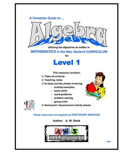 Products: L1MA: A Complete Guide to Algebra – Level 1 – AWS Publications