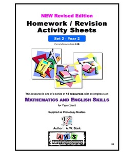 Products: S2: Mathematics & English Activity Sheets – Set 2 / Year 2 – AWS Publications
