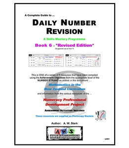 Products: L4N1: Daily Number Revision – Book 6 – AWS Publications