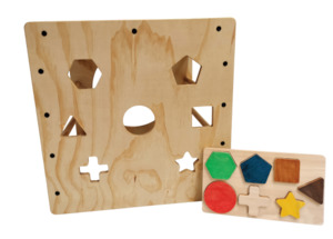 Products: Pikler Cube + Cube Shapes Puzzle