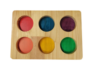 Products: Wooden Colour Match Board | Educational Toddler Toy NZ | Axe & Co