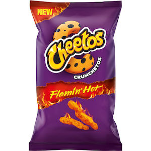 Snack Foods: Chetos Flaming Hot 58g BBD 01 DEC 24