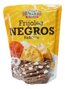 Mexican Beans: Refried black beans 430g BBD SEP 2024