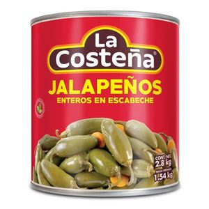 Chillis Vegetables: Whole Jalapeno 2.8kg "La Costena"