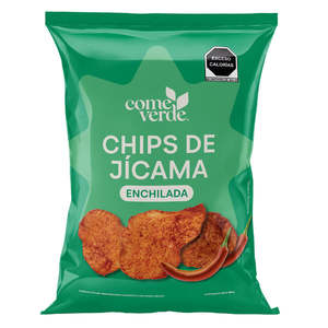 Jícama Enchilada Chips