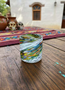 Handblown Mexican Shot Glass