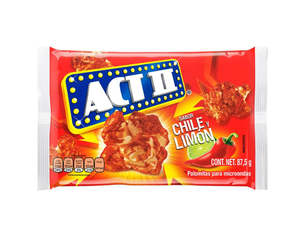 ACT II Popcorn – Chile y Limón (87.5g) BBD APRIL 2026