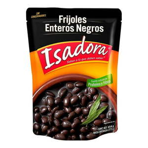 Whole Black Beans Isadora 454g
