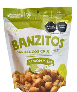 Banzitos Crunchy Chickpeas Lime & Salt 110g